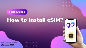How to install Ireland eSIM