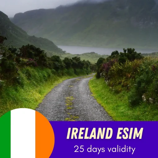 Ireland eSIM 25 Days